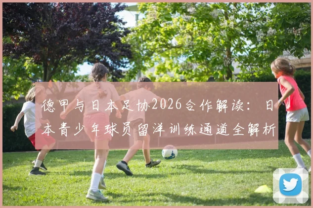德甲与日本足协2026合作解读:日本青少年球员留洋训练通道全解析,附青训选拔与输送流程指南